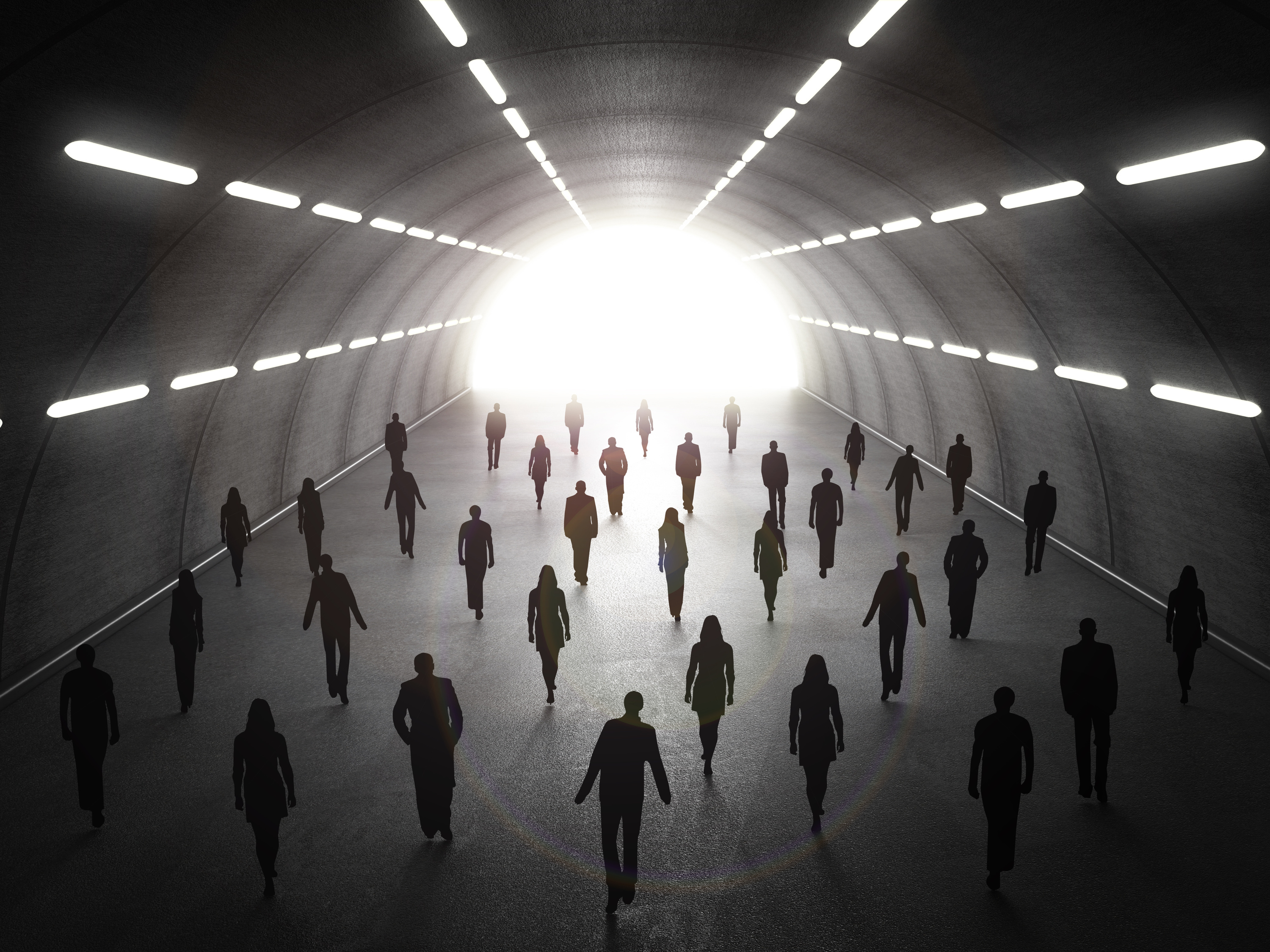 Light at the end of tunnel